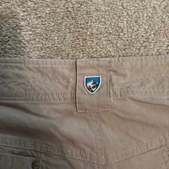 Kuhl Men’s Cargo Hiking Work Wear khaki Vented Pants Size 38 X 32 - Picture 4 of 8